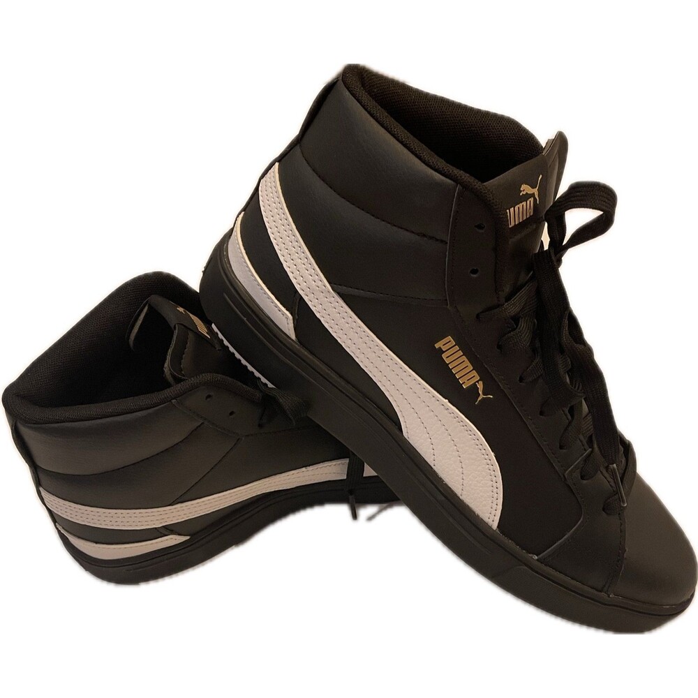 PUMA Serve Pro Lite Mid 'Black Team Gold' Men's Size 10 (With Original Box)